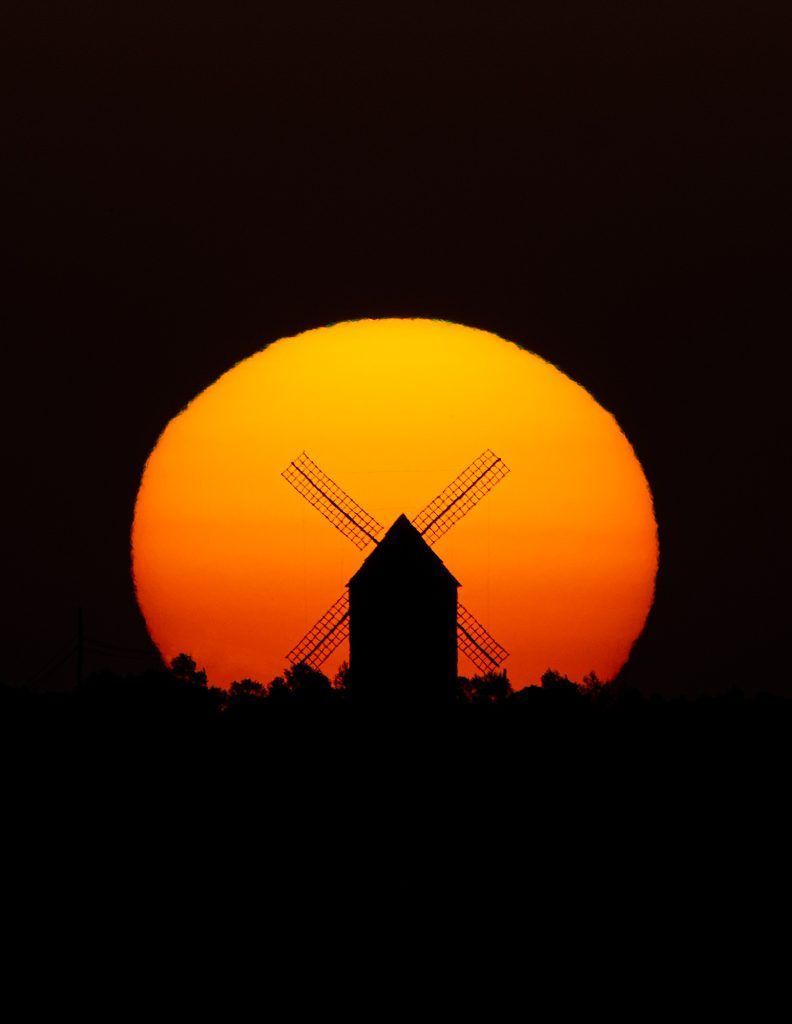 Foto planificación Sol molino curso fotografía