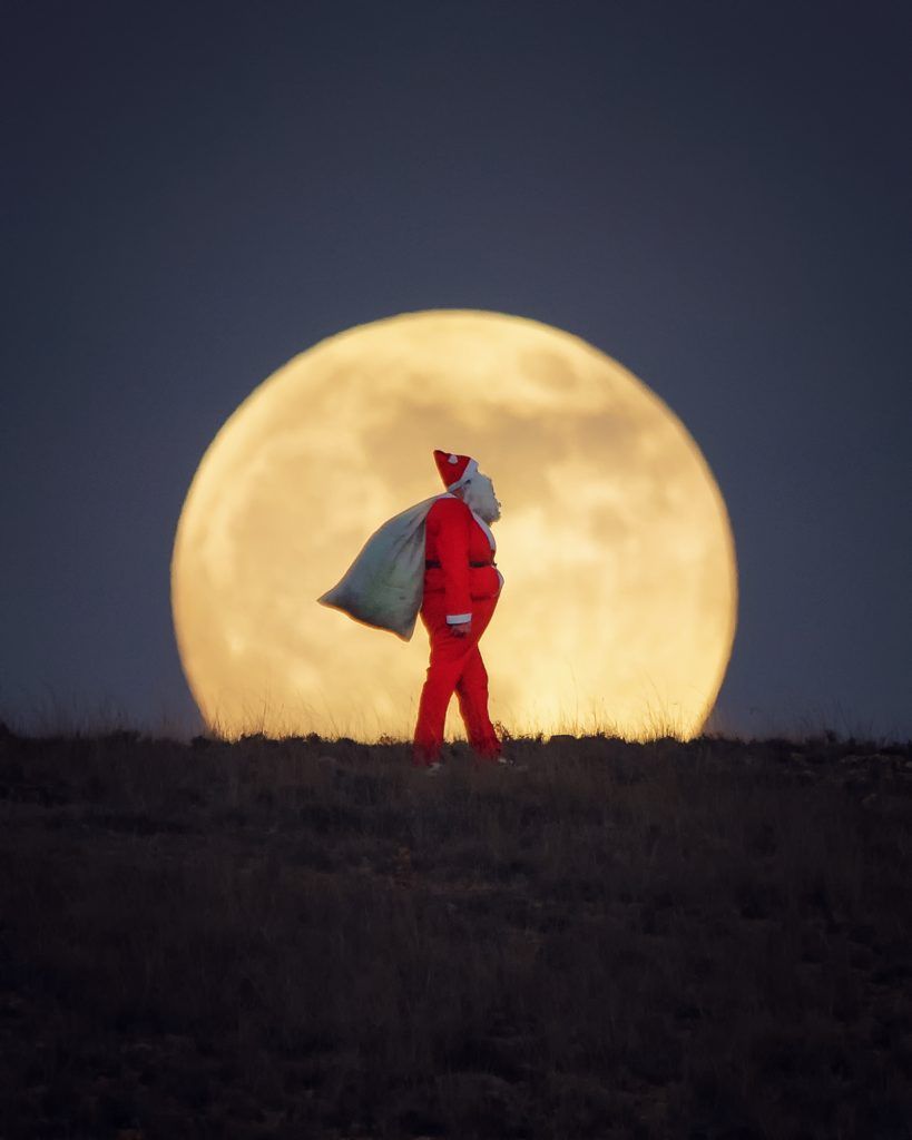 Fotografia planificación Luna Papa Noel Navidad curso de fotografía