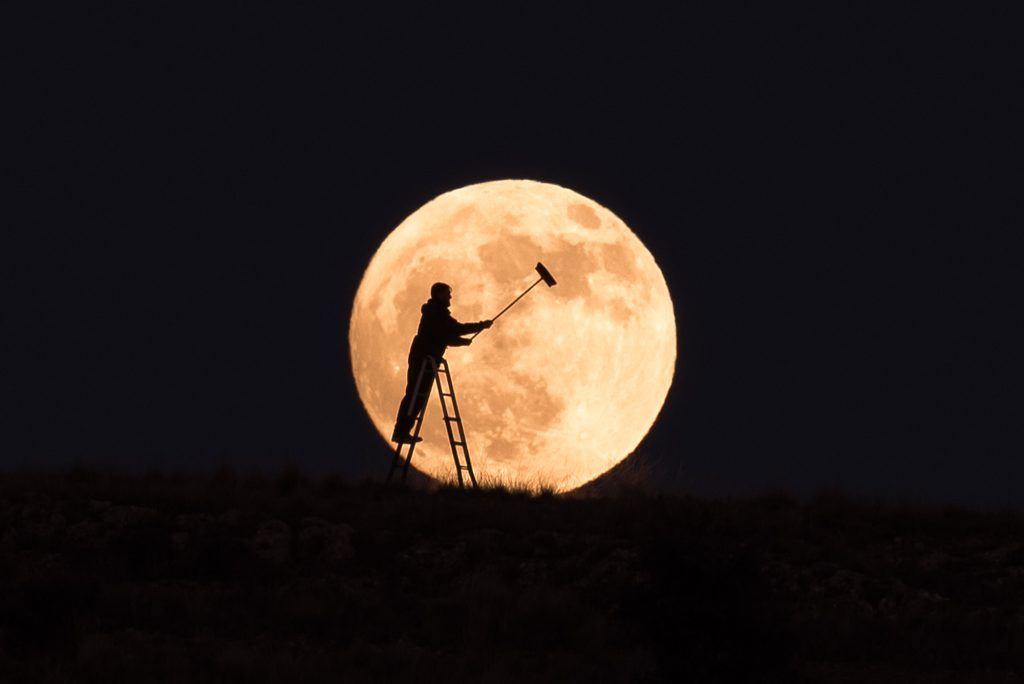 Fotografia planificación Luna silueta curso de fotografía presencial